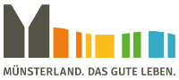 Logo: Münsterland. Das gute Leben.