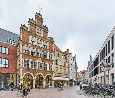 Die Innenstadt von Münster