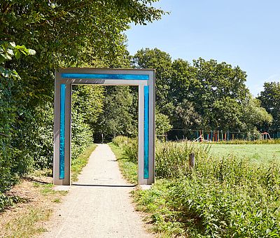 Das blaue Tor am der Ems in Ostbevern